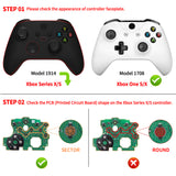 eXtremeRate ABXY Clicky Kit for Xbox Series X & S Controller, Custom A B X Y Keys Mouse Clicky Kit for Xbox One S/X Controller Model 1708, Action Buttons Clicky Kit for Xbox Core Controller Model 1914 - X3MD003