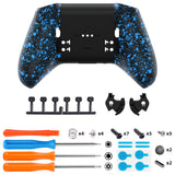eXtremeRate Replacement Bottom Shell Case for Xbox Elite Series 2 Controller, Custom Textured Blue Back Housing Shell Cover for Xbox Elite Series 2 Core Wireless Controller Model 1797 - WITHOUT Controller  - XDHE2P007