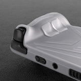 PlayVital Armor Series Protective Case for Steam Deck, Soft Cover Silicone Protector for Steam Deck with Back Button Enhancement Designed & Thumb Grips Caps - Glow in Dark - Green - XFSDP004