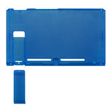 eXtremeRate Transparent Clear Blue Console Back Plate DIY Replacement Housing Shell Case with Kickstand for Nintendo Switch Console - ZM504