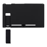 eXtremeRate Black Console Back Plate DIY Replacement Housing Shell Case with Kickstand for Nintendo Switch Console - ZP310