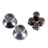 eXtremeRate Metal Deep Gray Alumium Alloy Thumbsticks Bullet ABXY Mod Buttons Replacement Parts for Xbox One Standard, Xbox One Elite, Xbox One S/X Controller - ZXOJ0306