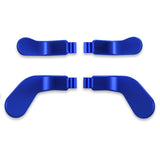 eXtremeRate 4 pcs Metallic Blue Replacement Stainless Steel Paddles for Xbox One Elite Controller Seies 2 - IL320