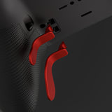 eXtremeRate 4 pcs Metallic Scarlet Red Replacement Stainless Steel Paddles for Xbox One Elite Controller Seies 2 - IL313