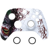 eXtremeRate Clown HAHAHA ASR Version Front Housing Shell with Accent Rings for Xbox Series X/S Controller, Custom Soft Touch Cover Faceplate for Xbox Core Controller Model 1914 - Controller NOT Included - YX3T112