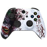 eXtremeRate Clown HAHAHA ASR Version Front Housing Shell with Accent Rings for Xbox Series X/S Controller, Custom Soft Touch Cover Faceplate for Xbox Core Controller Model 1914 - Controller NOT Included - YX3T112