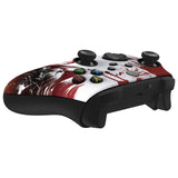 eXtremeRate Blood Zombie ASR Version Front Housing Shell with Accent Rings for Xbox Series X/S Controller, Custom Soft Touch Cover Faceplate for Xbox Core Controller Model 1914 - Controller NOT Included - YX3T113