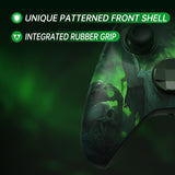 eXtremeRate ASR Version Performance Rubberized Full Set Shell Buttons with Redesigned Grip Diamond Texture Handles Backplate Case for Xbox Series X/S & Xbox Core Controller - Dark Carnival - GVNX3T002