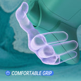 eXtremeRate ASR Version Performance Rubberized Full Set Shell Buttons with Redesigned Grip Diamond Texture Handles Backplate Case for Xbox Series X/S & Xbox Core Controller - Jade Dragon - Cloud Dominator - GVNX3T005