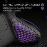 eXtremeRate ASR Version Performance Redesigned Full Set Shell Buttons with Ergonomic Trigger Stop Rubberized Grip for Xbox Series X/S Controller & Xbox Core Controller - Diamond Textured Black - KDXX3C007