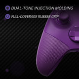 eXtremeRate ASR Version Performance Redesigned Full Set Shell Buttons with Ergonomic Trigger Stop Rubberized Grip for Xbox Series X/S Controller & Xbox Core Controller - Diamond Mist Purple - KDXX3C004
