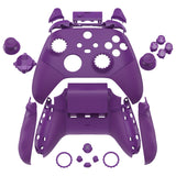 eXtremeRate ASR Version Performance Redesigned Full Set Shell Buttons with Ergonomic Trigger Stop Rubberized Grip for Xbox Series X/S Controller & Xbox Core Controller - Diamond Mist Purple - KDXX3C004