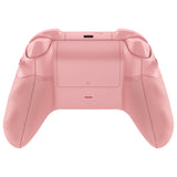 eXtremeRate ASR Version Performance Redesigned Full Set Shell Buttons with Ergonomic Trigger Stop Rubberized Grip for Xbox Series X/S Controller & Xbox Core Controller - Diamond Pale Red - KDXX3C003