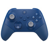 eXtremeRate ASR Version Performance Redesigned Full Set Shell Buttons with Ergonomic Trigger Stop Rubberized Grip for Xbox Series X/S Controller & Xbox Core Controller - Diamond Yale Blue - KDXX3C001