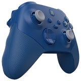 eXtremeRate ASR Version Performance Redesigned Full Set Shell Buttons with Ergonomic Trigger Stop Rubberized Grip for Xbox Series X/S Controller & Xbox Core Controller - Diamond Yale Blue - KDXX3C001
