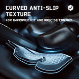 eXtremeRate BEYOND Back Paddles Kit with OLED Display & Redesigned Ergonomic Grips for PS5 Edge Controller - Rubberized Black - BYNEGU001