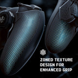 eXtremeRate BEYOND Back Paddles Kit with OLED Display & Redesigned Ergonomic Grips for PS5 Edge Controller - Rubberized Black - BYNEGU001