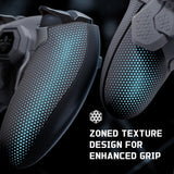 eXtremeRate BEYOND Back Paddles Kit with OLED Display & Redesigned Ergonomic Grips for PS5 Edge Controller - Rubberized New Hope Gray & Classic Gray - BYNEGU004