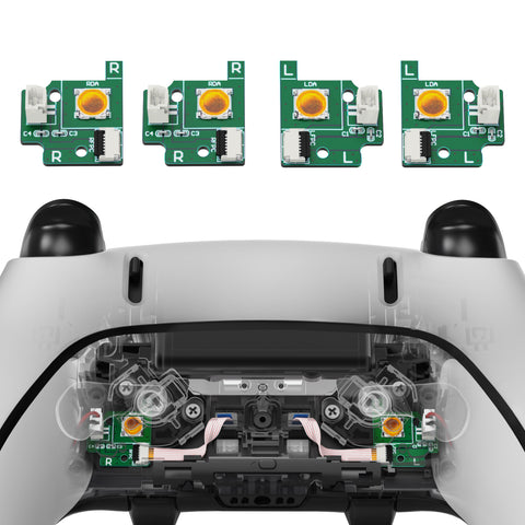 eXtremeRate Back Paddles Replacement Switch Board Kit for PS5 Edge Controller, Custom Redesigned LB RB Buttons Enhancement Repair Parts - Without Back Buttons - VNCEG001