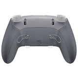 eXtremeRate Beyond-ARC Bottom Shell Kit with Rubberised Grip for PS5 Edge Controller - Dark Gray - CKREGU007