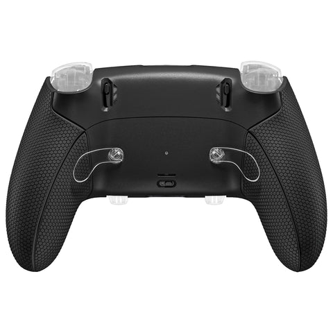 eXtremeRate Beyond-ARC Bottom Shell Kit with Rubberised Grip for PS5 Edge Controller - Black - CKREGU001