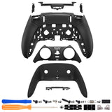 eXtremeRate Beyond-ARC Bottom Shell Kit with Rubberised Grip for PS5 Edge Controller - Black - CKREGU001