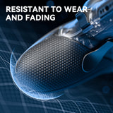 eXtremeRate Beyond-ARC Bottom Shell Kit with Rubberised Grip for PS5 Edge Controller - Clear & Black - CKREGU005