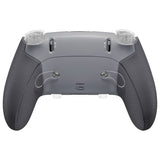 eXtremeRate Beyond-ARC Bottom Shell Kit with Rubberised Grip for PS5 Edge Controller - New Hope Gray & Classic Gray - CKREGU003