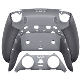 eXtremeRate Beyond-ARC Bottom Shell Kit with Rubberised Grip for PS5 Edge Controller - New Hope Gray & Classic Gray - CKREGU003