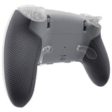 eXtremeRate Beyond-ARC Bottom Shell Kit with Rubberised Grip for PS5 Edge Controller - New Hope Gray & Classic Gray - CKREGU003