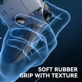 eXtremeRate Beyond-ARC Bottom Shell Kit with Rubberised Grip for PS5 Edge Controller - New Hope Gray & Classic Gray - CKREGU003