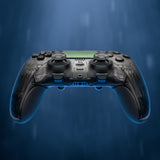 eXtremeRate Beyond-ARC Full Set Shell Buttons with 6-in-1 Swappable Thumbsticks for PS5 Edge Controller - Clear Black - QNVEGM003