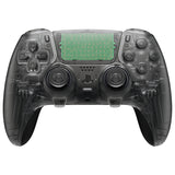 eXtremeRate Beyond-ARC Full Set Shell Buttons with 6-in-1 Swappable Thumbsticks for PS5 Edge Controller - Clear Black - QNVEGM003