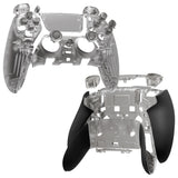eXtremeRate Beyond-ARC Full Set Shell Buttons with 6-in-1 Swappable Thumbsticks for PS5 Edge Controller - Clear Black - QNVEGM003