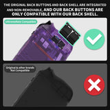 eXtremeRate Black Replacement Full Set Buttons for Steam Deck Console - JESDP002