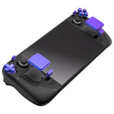 eXtremeRate Chameleon Purple Blue Replacement Full Set Buttons for Steam Deck Console - JESDP004