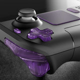 eXtremeRate Clear Atomic Purple Replacement Full Set Buttons for Steam Deck Console - JESDM003