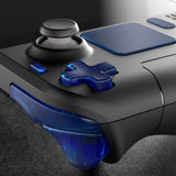 eXtremeRate Clear Blue Replacement Full Set Buttons for Steam Deck Console - JESDM005