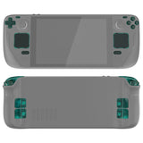 eXtremeRate Clear Emerald Green Replacement Full Set Buttons for Steam Deck Console - JESDM004