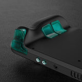 eXtremeRate Clear Emerald Green Replacement Full Set Buttons for Steam Deck Console - JESDM004