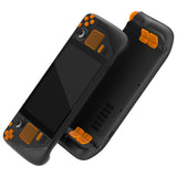 eXtremeRate Clear Orange Replacement Full Set Buttons for Steam Deck Console - JESDM007