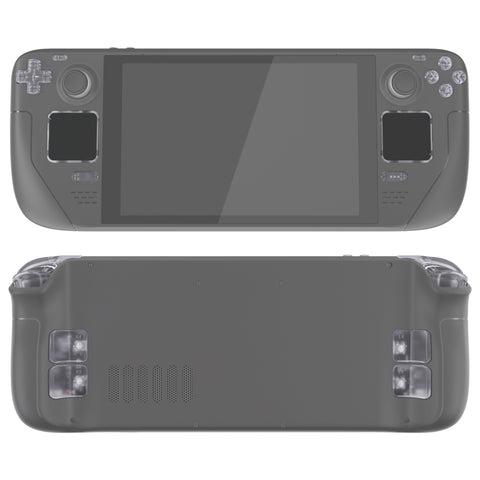eXtremeRate Clear Replacement Full Set Buttons for Steam Deck Console - JESDM001