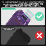 eXtremeRate Clear Replacement Full Set Buttons for Steam Deck Console - JESDM001