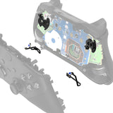 eXtremeRate Clicky Hair Trigger Stop Kit for Xbox Elite Series 2 & Elite 2 Core Controller (Model 1797) - X1MD005