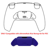eXtremeRate Cobalt Blue Replacement Redesigned K1 K2 Back Button Housing Shell for PS5 Controller eXtremerate RISE Remap Kit - Controller & RISE Remap Board NOT Included - WPFM5013