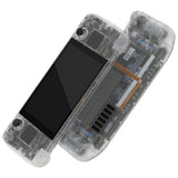 eXtremeRate Replacement Glow in Dark - Green Full Set Shell with Buttons for Steam Deck LCD - QESDM009