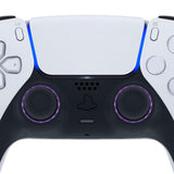 eXtremeRate Clear Atomic Purple Replacement Accessories for PS5 Controller, Custom Accent Rings for PS5 Controller - Controller NOT Included - JPF5031