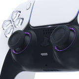 eXtremeRate Clear Atomic Purple Replacement Accessories for PS5 Controller, Custom Accent Rings for PS5 Controller - Controller NOT Included - JPF5031