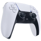 eXtremeRate Original White Replacement Accessories for PS5 Controller, Custom Accent Rings for PS5 Controller - Controller NOT Included - JPF5030