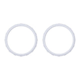 eXtremeRate Original White Replacement Accessories for PS5 Controller, Custom Accent Rings for PS5 Controller - Controller NOT Included - JPF5030